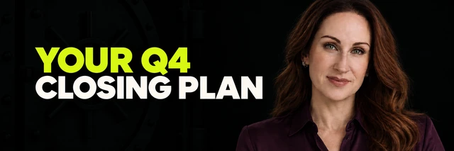 Stacy Bishop beside the headline “YOUR Q4 CLOSING PLAN”