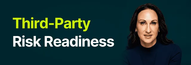 Stacy Bishop beside the headline “Third-Party Risk Readiness”